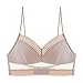 wenyujh Femme Soutien-Gorge de Brassière en Dentelle à Dos Bas Bustier sans Armature Élastique Respirant Doux Soutien-Gorge Dos Nu Sexy en Forme de U Mince