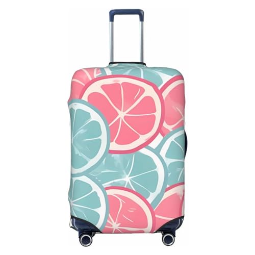 Housse de bagage de voyage élastique lavable et protection rose bleu