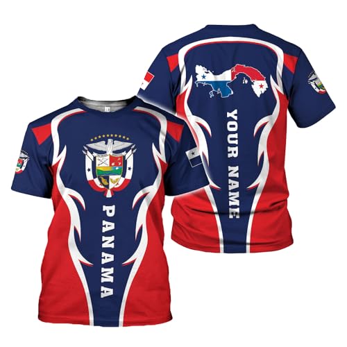 Vybonz Personalized Panama Coat of Arms Hoodie Zip Panamanian Pride Sweatshirt Panama Hombres Camisa Pride Shirt Men Women4