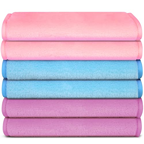 image for WYLIMG Makeup Remove Face Towels, Reusable Makeup Remover Cloths (6 pa
