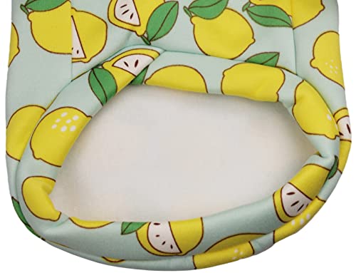 Katenpid Cartoon Pattern Dog Clothes Cotton Dog Shirt For Pet Clothes Puppy T-Shirts Cat Tee Breathable (Lemon, X-Large) #TOP4