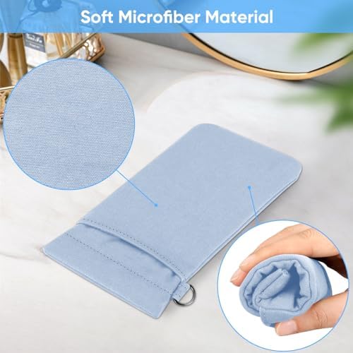 Fintie Double Glasses Case For 2 Glasses - Soft Glasses Bag For Hanging - Glasses Cleaning Fabric Case For Women Men Eyewear And Sunglasses, Blackone Fintie Double Glasses Case For 2 Glasses - Soft Glasses Bag For Hanging - Glasses Cleaning Fabric Case For Women Men Eyewear And Sunglasses, Blackone