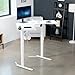 VIVO Electric Corner L-Shaped 47 x 47 in Standing Desk, Memory Height Adjustment, White Top White Frame, DESK-E1L94W