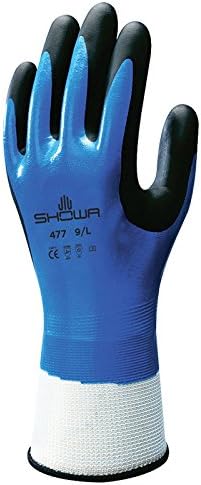 Showa Gloves SHO477-XL No.477 Insulated Glove, Size: X-Large, White/Blue/Black