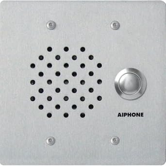Aiphone LE-SS/A 2 Gang Door Station, Stainless Steel, Flush Mount