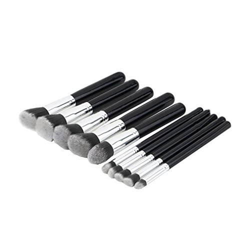 PREUP Kit de 10 Pcs Pinceaux Maquillage Brosses Cosmtiques BeiyiHomeFR