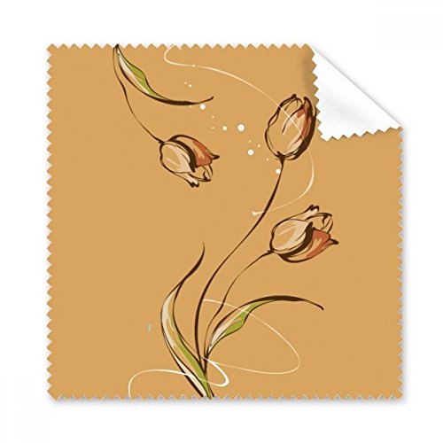 Kit microfibres tulipe peinte : l'accessoire idéal pour vos écrans au bureau