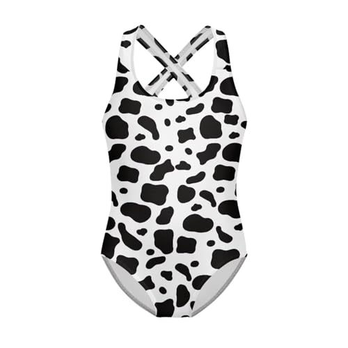 Image of Girls One Piece Swimsuit Teens Cross Back Summer Beach Wear for 5-14Y