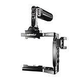 Lieferumfang: 1x Aptaris Cage für Blackmagic Pocket, 1x Handgriff mit zwei Minirails, 1x Blitzschuhadapter, 6x Schrauben, L-Winkel
