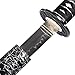Auicx Sword,Handmade Katana Samurai Sword,1095/T10 High Carbon Steel Heat Tempered/Clay Tempered,Full Tang,Functional,Practical,40.55inches