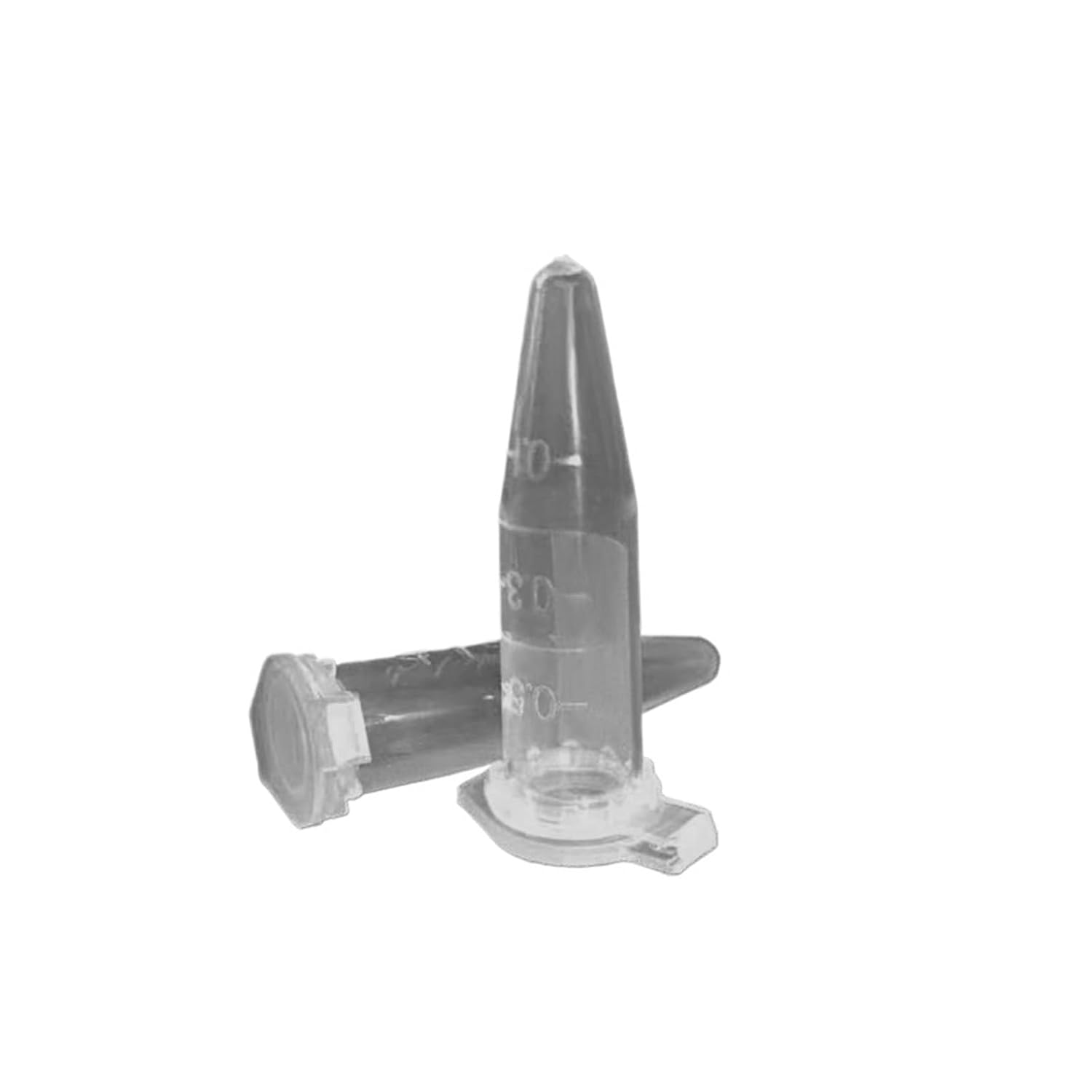 Plastic Centrifuge Tube 1000pcs 0.5ml Pieces of Transparent Mini Plastic Test Tube Centrifuge Container Science Laboratory Accessories
