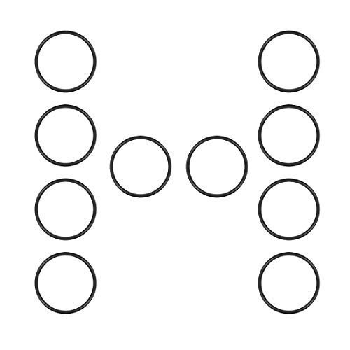 Ofowin 10個入り Oリング ニトリルゴム 18mm x 20mm x 1mm ブラック オーリング 18mmの内径 20mmの外径 1mm幅 円形 シール ガスケッ ト耐熱 耐油 防水 耐摩耗性 車 エアコン 各種機器のガスケットに 機械修理 完全