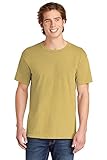 Comfort Colors 6.1 oz. Ringspun Garment-Dyed T-Shirt, Medium, MUSTARD