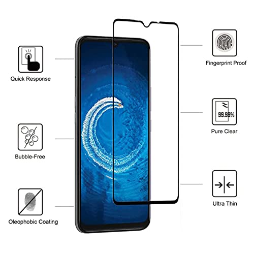 Image of STP FEEL Tempered Glass Screen Protector Compatible for Vivo T2X (6.58 Inch, Pack of 1) | Edge to Edge Coverage and Easy Installation Kit
