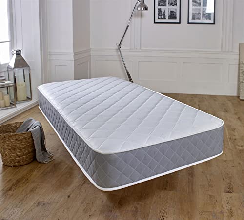 Cooltouch Diamond Essential Grey Single Mattress - 90x190cm - Image 2