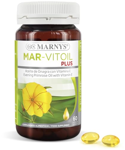 Marny's Mar-Vitoil Aceite de Onagra GLA Bienestar Metabólico para la Mujer 60 Cápsulas 1050mg