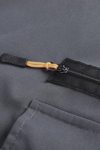 Men's Cargo Pants Elastic Waist Lightweight with Pockets for Hiking3