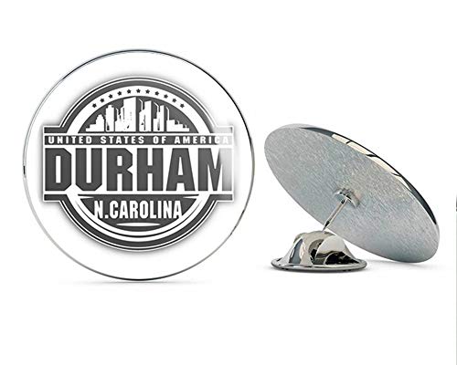 Durham City USA Label Round Metal 0.75