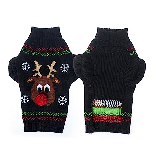 Vêtements pour chiots de Noël : le lot de 2 pulls mignons à offrir