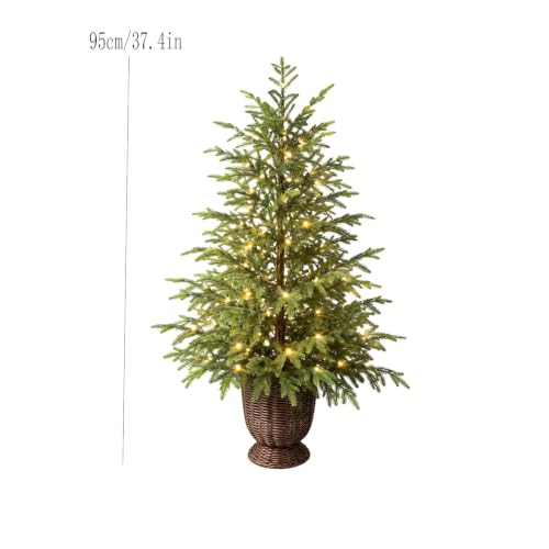 Prelit Christmas Tree with Warm Lights 3ft Small Christmas Tree with Lights - image 2