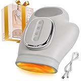 GANOEL Masajeador de manos con calor y compresión, 3 modos de masaje, 4 ajustes de calor, 5 niveles de compresión, para...