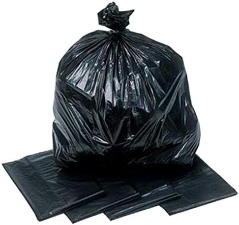 Heavy Duty Black Bin Bags 15 Kilogram Rating Sacks x 200