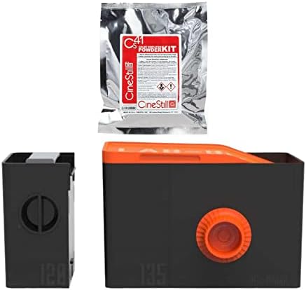 Ars-Imago LAB-Box Developing Tank 2-Module Kit (Orange) Bundle with CS41 Color Simplified 2-Bath C-41 Film Processing Quart Kit (2 Items)