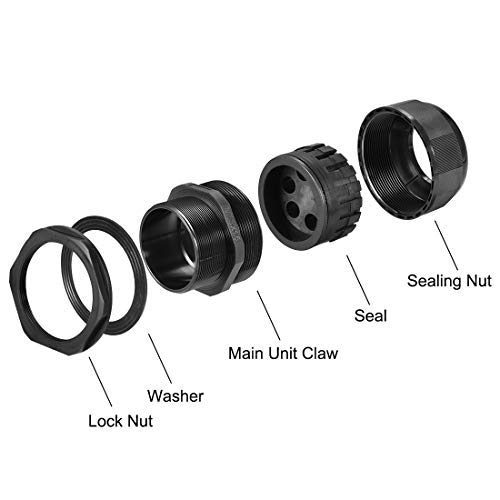 M63 Kabelverschraubung 7-Loch wasserdicht IP68 Dichtung  