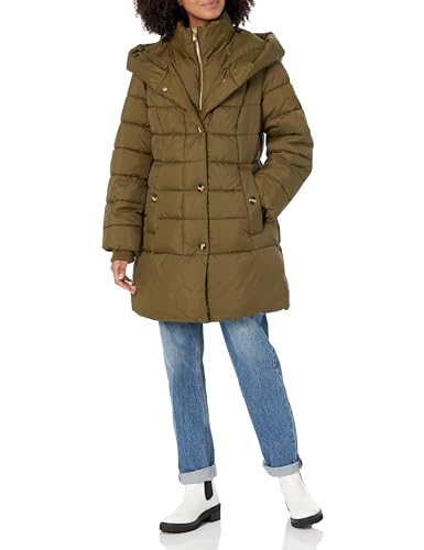 Doudoune Anne Klein à capuche pour stopper le froid et le vent