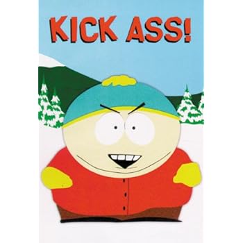Amazon Com South Park Tv Show Poster Cartman Kick Ass Size 27 Inches X 40 Inches Prints Posters Prints