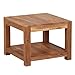Produktbild FineBuy Couchtisch Massiv-Holz 60 x 60 cm Wohnzimmer-Tisch Design braun Landhaus-Stil Beistelltisch Natur-Produkt Wohnzimmermöbel Unikat modern Massivholzmöbel Echtholz rechteckig