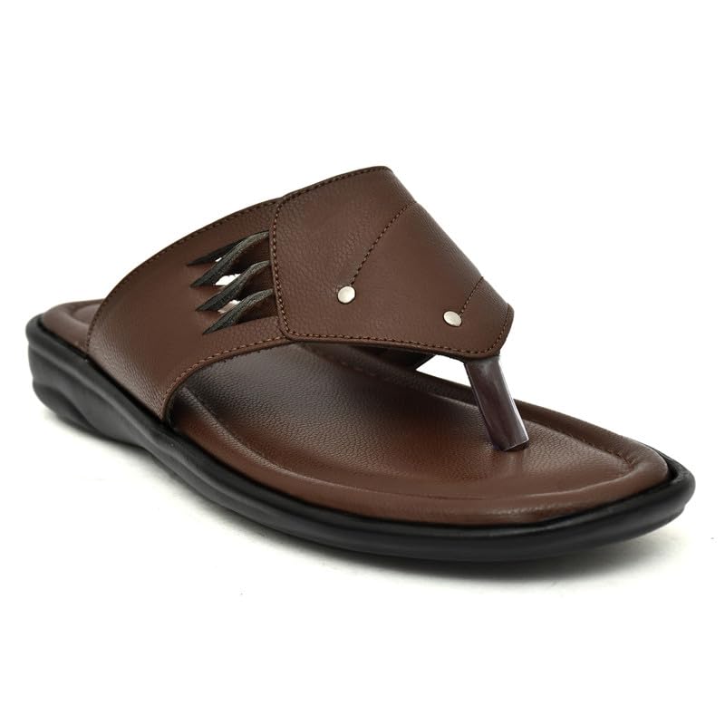 AVADO Trendy Mens And Boys Synthetic Leather Slippers/Flip Flop Brown Size 6 UK (B0CJMJ8YLF) Amazon Price History, Amazon Price Tracker