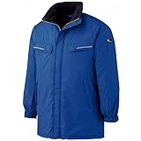 [ミドリ安全] ベルデクセル 防寒服 コート 男女兼用 立体裁断 撥水 軽量 VE1013 上 ロイヤルブルー L