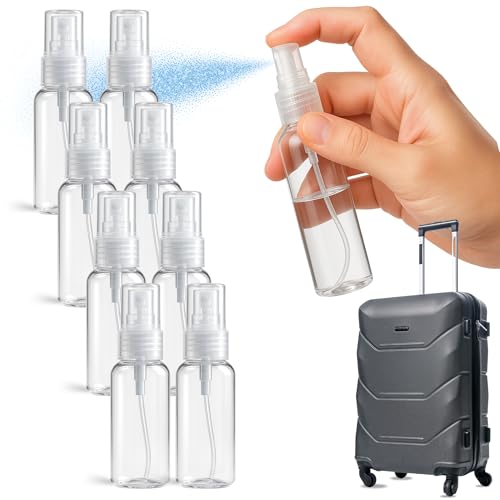 Bote Spray Pulverizador, Botellas de Viaje Vacío, Spray Viaje 100 Ml, Pulverizador de Niebla Fina, Apto para vuelos en avión sin facturar, Contiene 8 Botes de Spray de 100 ml.