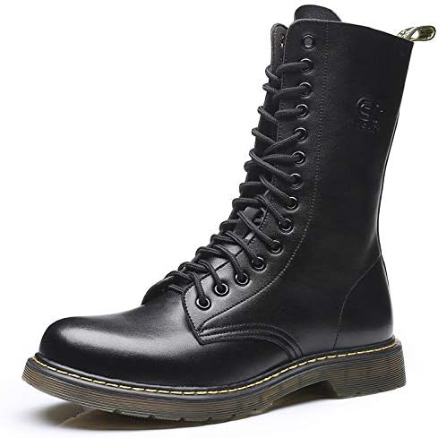 stylish black work boots