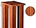 SoundArtist M5 Speaker Stands HiFi Audio MDF Loudspeaker Racks 24 inch Supports 150 Lbs for Bookshelf Speakers Pair (PVC Wood Finish)