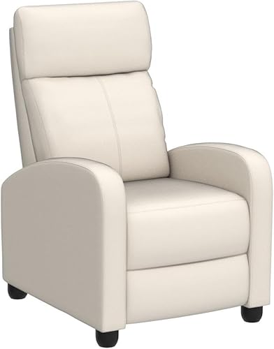 Miniatura 5 de Lazy Boy - Silla reclinable de masaje con respaldo acolchado de piel sintética, silla reclinable para sala de estar, sofá, silla de lectura, asiento