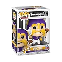 Funko Pop!NFLマスコット:バイキングス - ヴィクトル - NHLマスコットとマーク - コレクション可能なビニールフィギュア - ギフトアイデア - 公式商品 - 子供&amp;大人のおもちゃ - スポーツファン - コレクターのためのモデルフィギュア