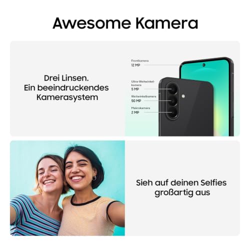 Samsung Galaxy A27 5G Smartphone mit KI-Funktionen, Handy, Blue, 128 GB