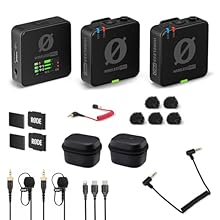 Professional complete set, two transmission modules; 2-channel receiver Range up to 260 m, GainAssist: intelligent automatic control Fee and registration free 2.4 GHz band, 32 bit float recording Includes accessories Keepdrum ADP07 adapter TRRS-TRS