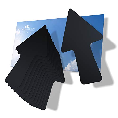 imaggge.com 12 flechas – preto – adesivos de sinalização e orientação – interno e externo – direções