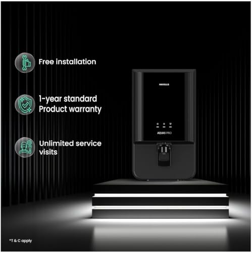 Image of Havells Aquas Pro 7L Water Purifier | RO+ UV+Copper+Zinc+Magnesium | 2 Year Free Service (Filter Included) | Free TDS Meter | No AMC | 7-stages | Saves 40% Water | Suitable for all Water Sources