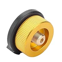 Ejoyous Gasherd Adapter, Herdanschluss Kocher Adapter für Flach und Langtank mit automatischer Verschlussfunktion, für Camping Picknick Outdoor