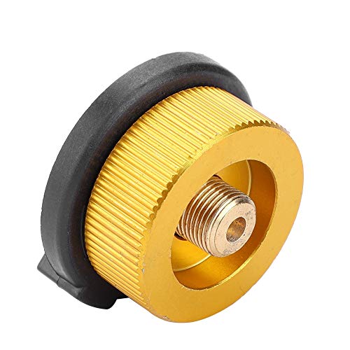 Ejoyous Gasherd Adapter, Herdanschluss Kocher Adapter für Flach und Langtank mit automatischer Verschlussfunktion, für Camping Picknick Outdoor