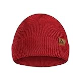 [DANISH ENDURANCE] メリノウール ニット帽 レッド フリーサイズ