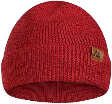 DANISH ENDURANCE Gorro Beanie Lana Merino Hombre y Mujer, Gorro Invierno Suave y Elástico, Materiales Reciclados