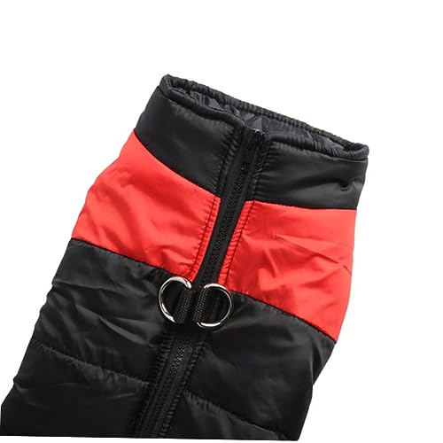 Chaleco cálido para perros con forro de algodón cortavientos e impermeable para el invierno 7