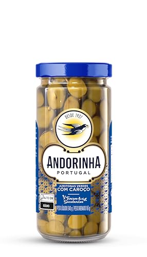 Azeitona Verde Inteira Andorinha 340g