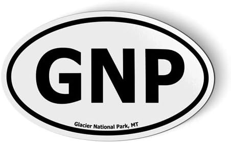 Amazon.com: GNP Glacier National Park Oval - Magnet for Car Fridge ...