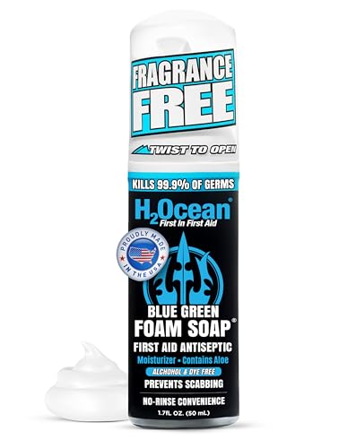 H2Ocean Blue Green Foam Soap